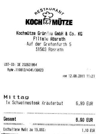 psma Hffner Kochmtze Restaurant